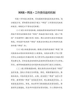 XX镇“两违”工作责任追究机制.docx