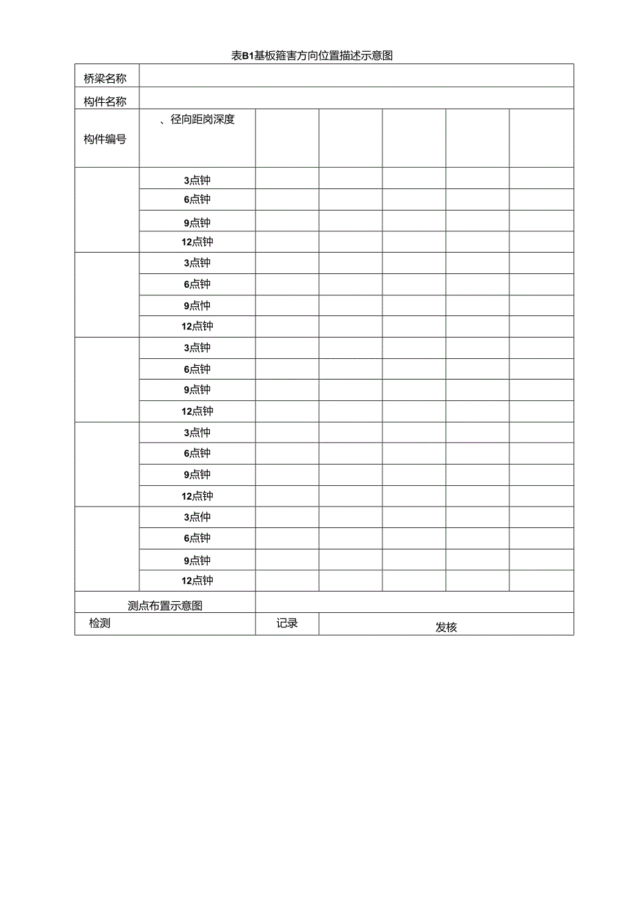 桥梁水下构件编号及病害位置描述规则、结构检测记录表格.docx_第3页