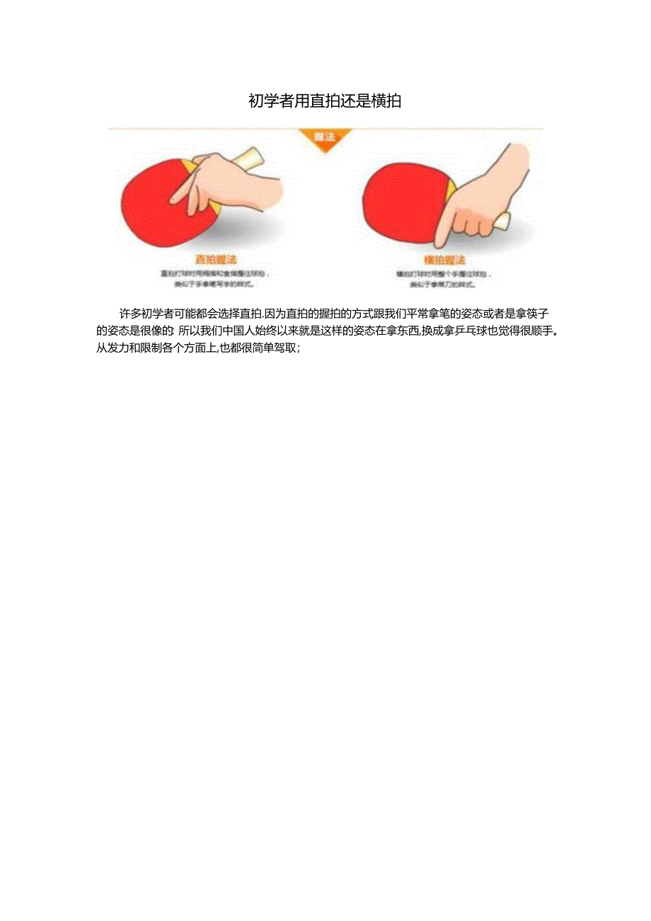 初学者用直拍还是横拍.docx_第1页
