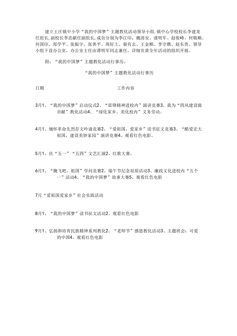 学校“我的中国梦”主题教育活动实施方案.docx_第3页