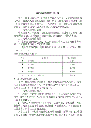 公司走动式管理实施方案.docx