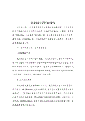 党支部书记述职报告.docx