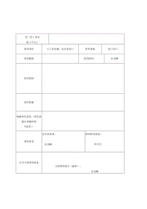 XX化工股份有限公司安全生产奖罚通知单（2024年）.docx