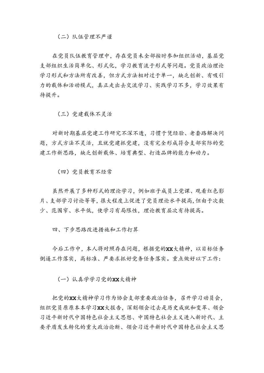 协会党支部书记党建工作述职报告.docx_第3页