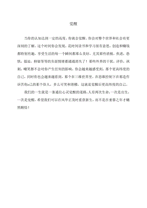 觉醒（2024年）.docx