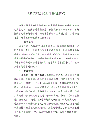 乡文旅工作推进情况.docx