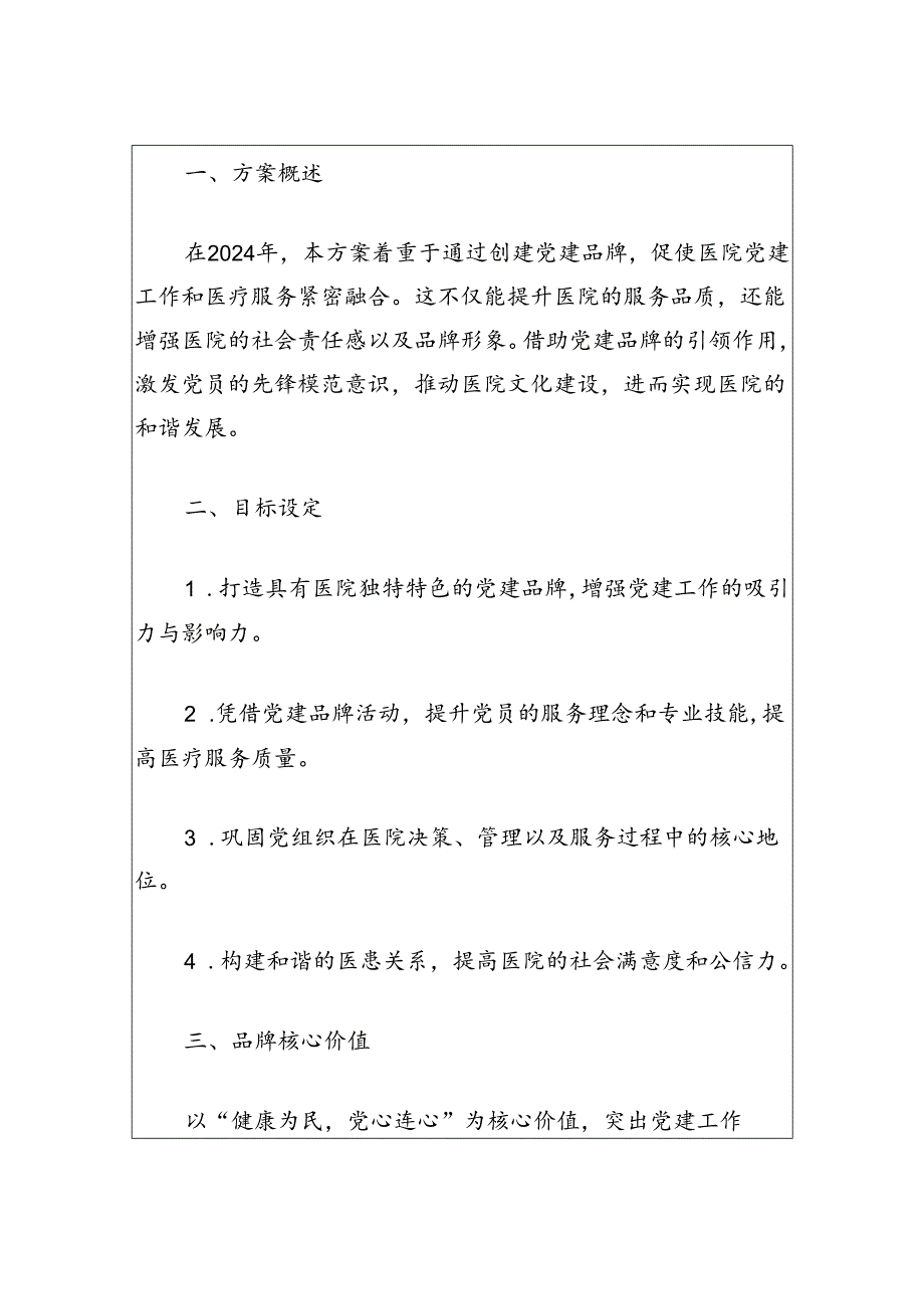 医院党建品牌创建工作方案.docx_第2页