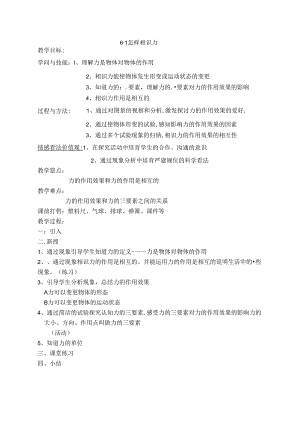 怎样认识力（简案）.docx