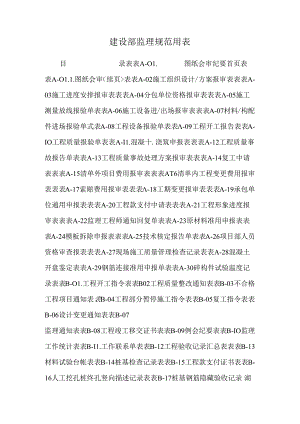 建设部监理规范用表_0.docx