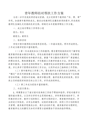青年教师结对帮扶工作方案.docx