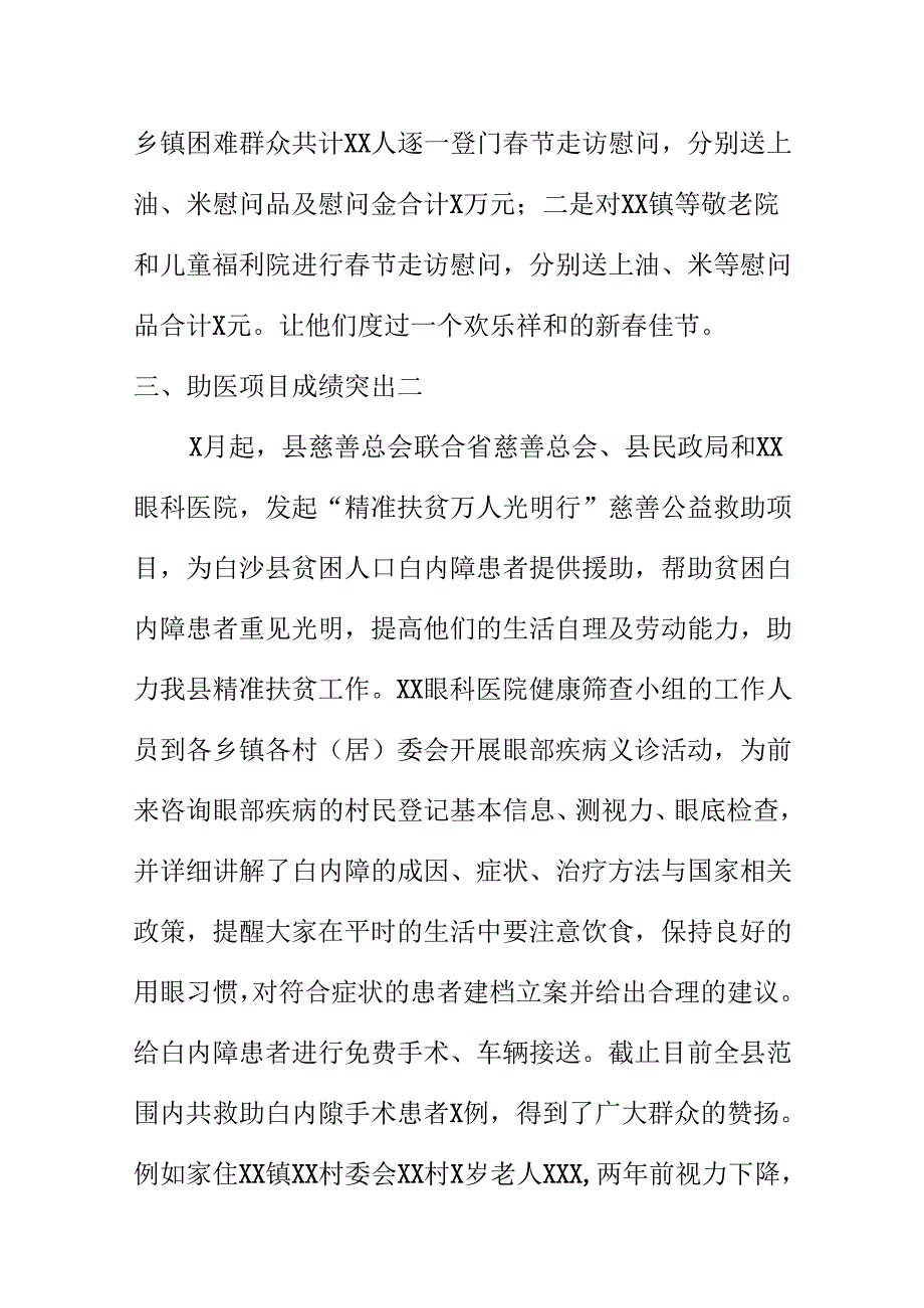 20XX年县慈善总会工作新亮点总结.docx_第2页
