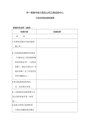 工地试验室监督检查表.docx