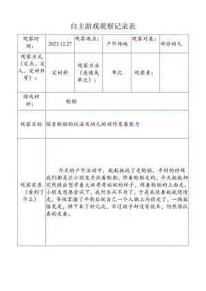 （轮胎2）自主游戏观察记录表doc.docx