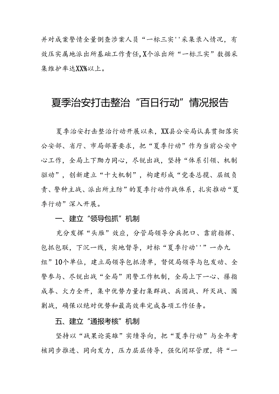 公安推进2024年夏季治安打击整治行动的情况报告十六篇.docx_第3页
