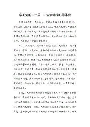 学习党的二十届三中全会精神心得体会.docx