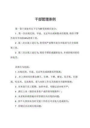 干部管理条例.docx