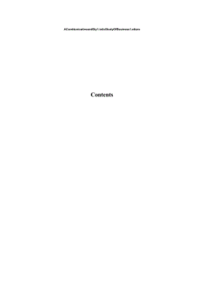 A Communicative and Stylistic StudyOf Business Letters.docx