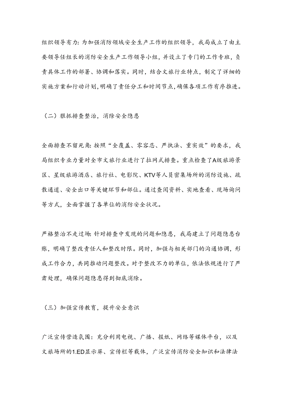 X市文化旅游局消防领域安全生产排查整治“回头看”情况汇报.docx_第2页