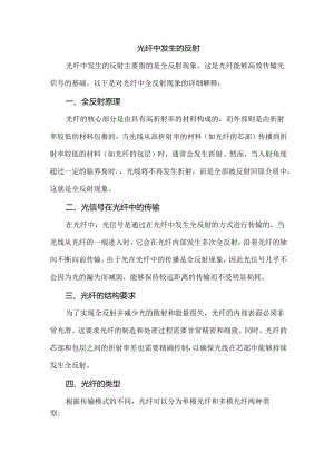 光纤中发生的反射.docx