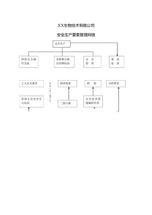 XX建筑装饰工程有限公司安全生产要素管理网络（2024年）.docx
