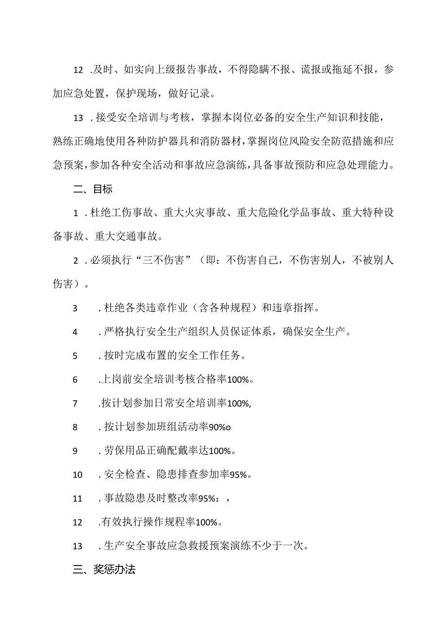 XX可再生能源科技有限公司电工安全生产目标责任书（2024年）.docx_第2页