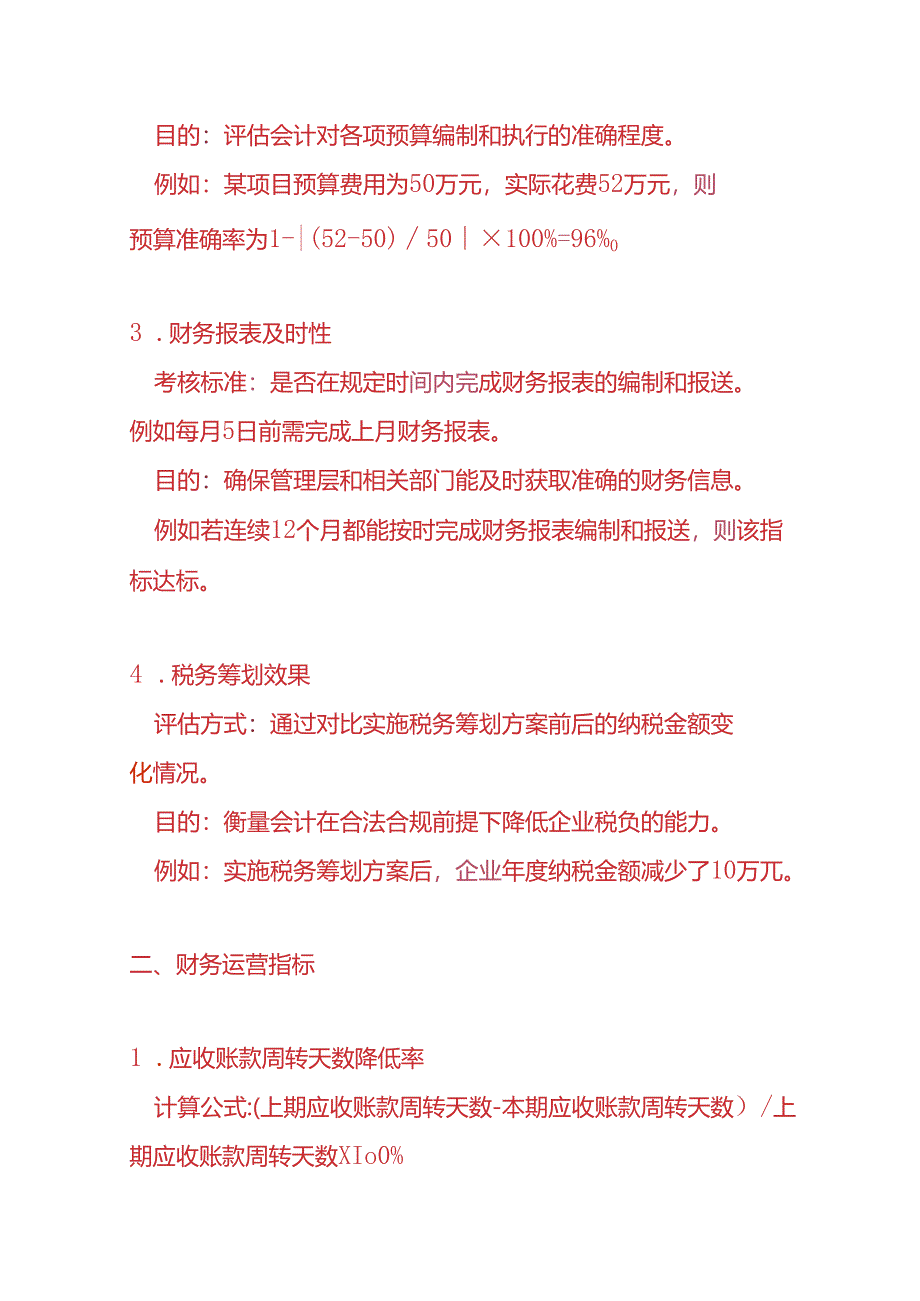 企业管理-工厂会计KPI考核指标.docx_第2页