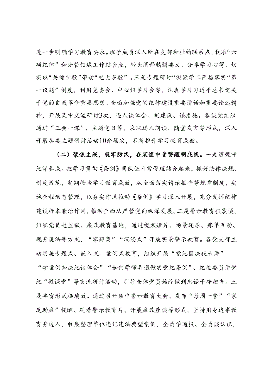 市一级单位党纪学习教育工作总结报告.docx_第2页