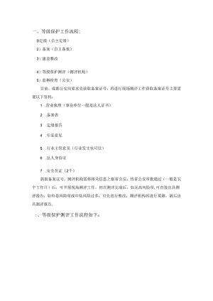 等级保护工作流程梳理汇总.docx