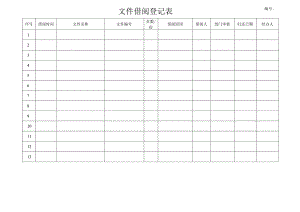 文件借阅登记表.docx