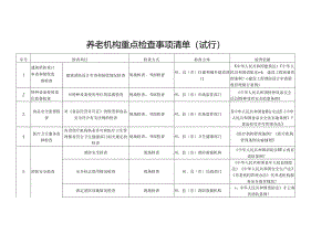 养老机构重点检查事项清单（试行版）1-3-10.docx