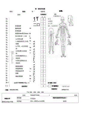 脊髓损伤评估表.docx