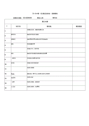 5D-600灌装机设备设施安全隐患排查表.docx