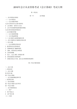 XXXX年会计从业资格考试-会计基础.docx