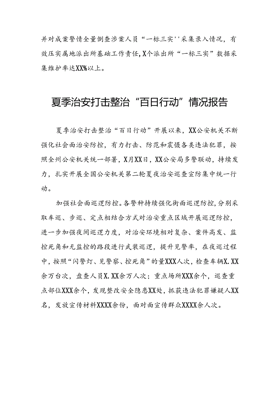 十二篇公安2024年扎实推进夏季治安打击整治专项行动工作汇报.docx_第3页