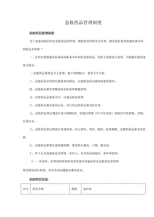 急救药品管理制度.docx