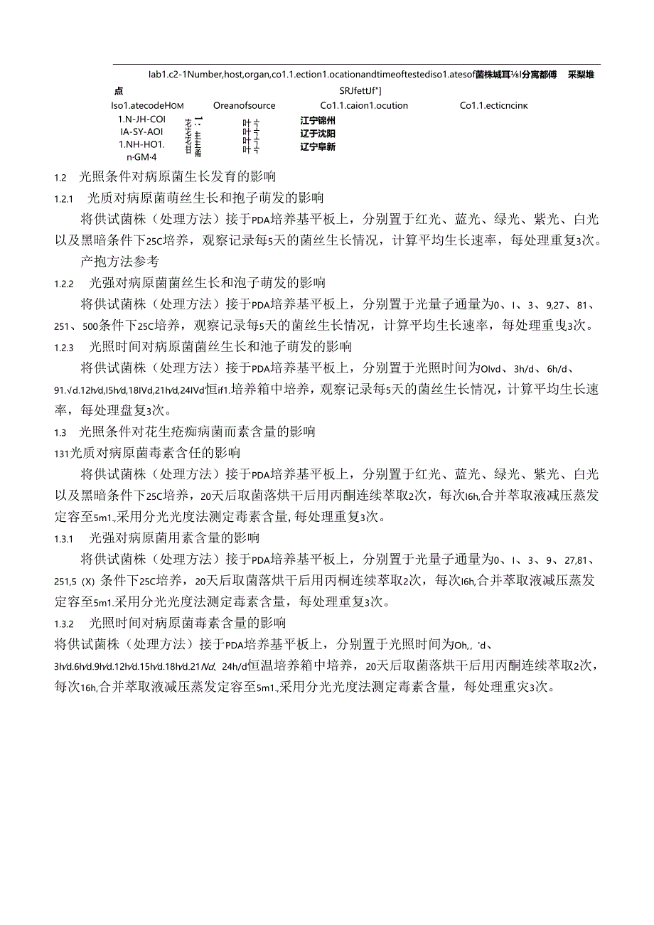 光对花生疮痂病菌生长发育、毒素产生及致病性的影响.docx_第2页