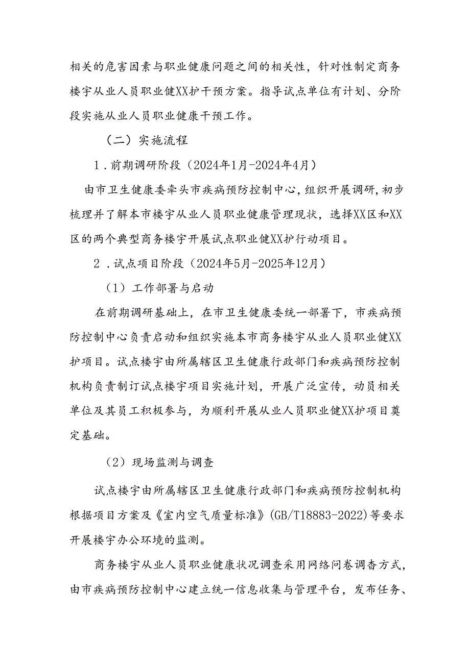 2024年商务楼宇从业人员职业健康保护项目试点实施方案.docx_第3页