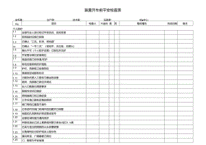 化工生产开车前安全检查表.docx