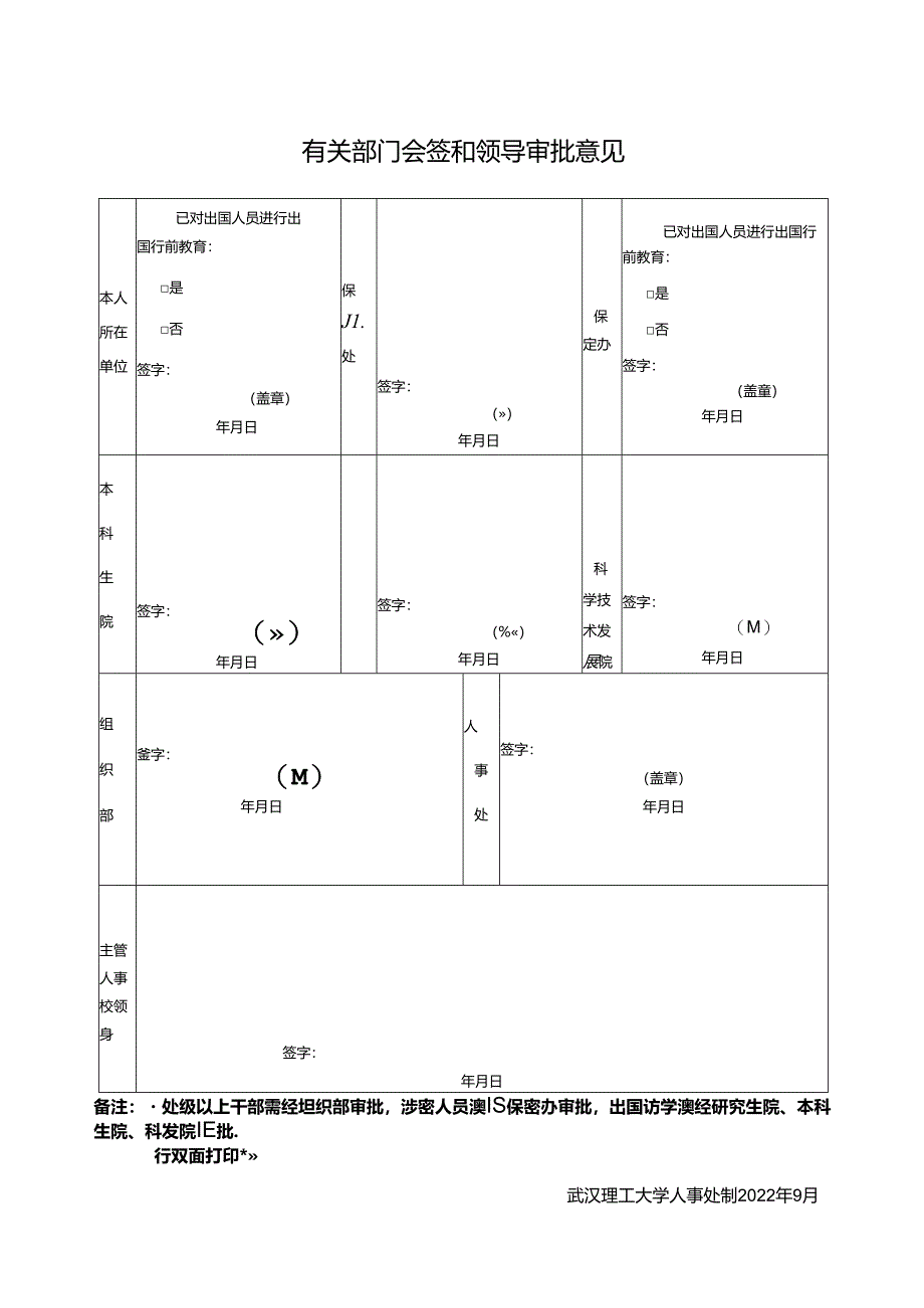 武汉理工大学出国（出境）人员审批表.docx_第2页