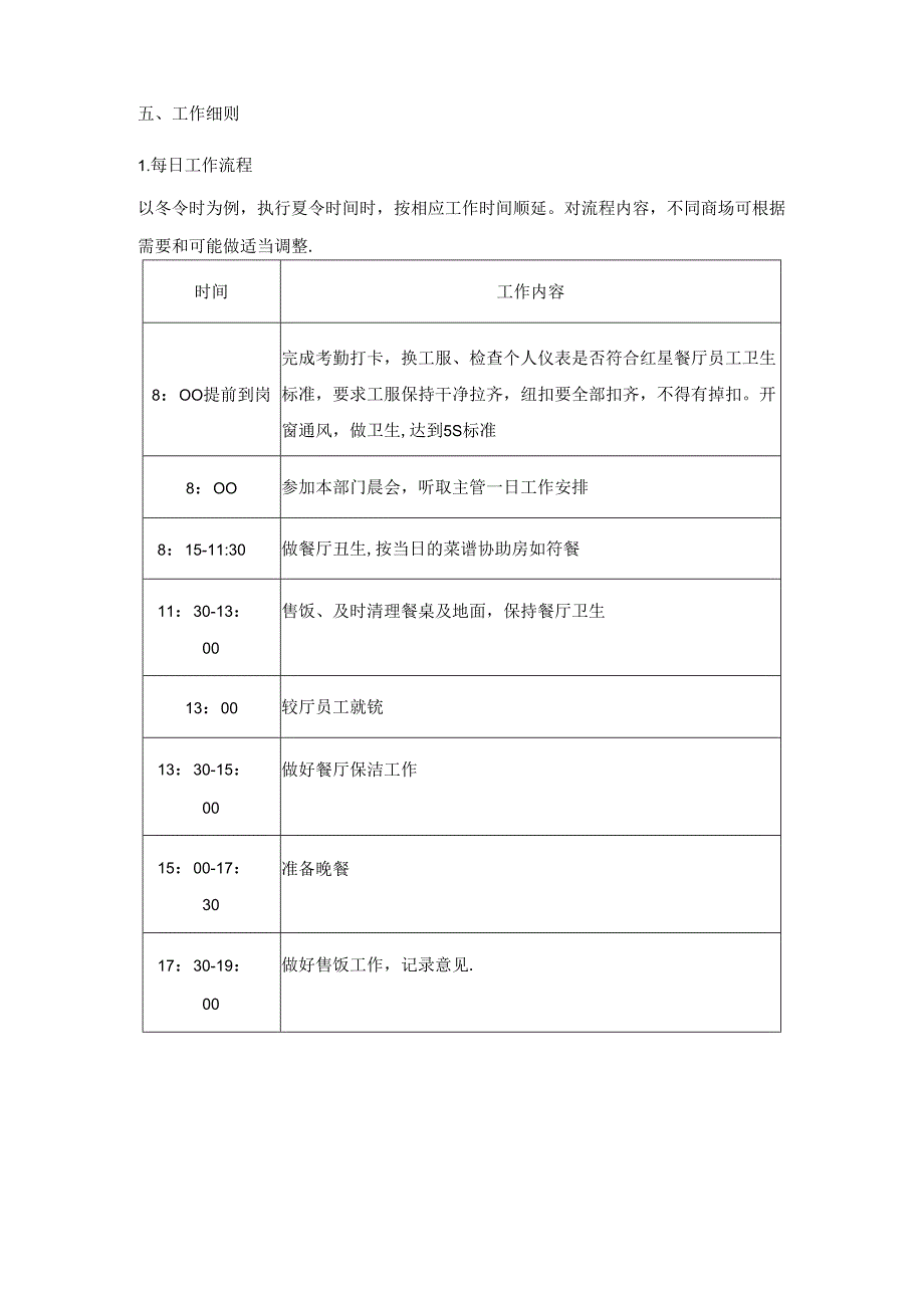 家居集团公司员工餐厅勤杂工岗位操作手册.docx_第3页