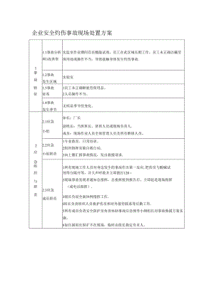 企业安全灼伤事故现场处置方案.docx