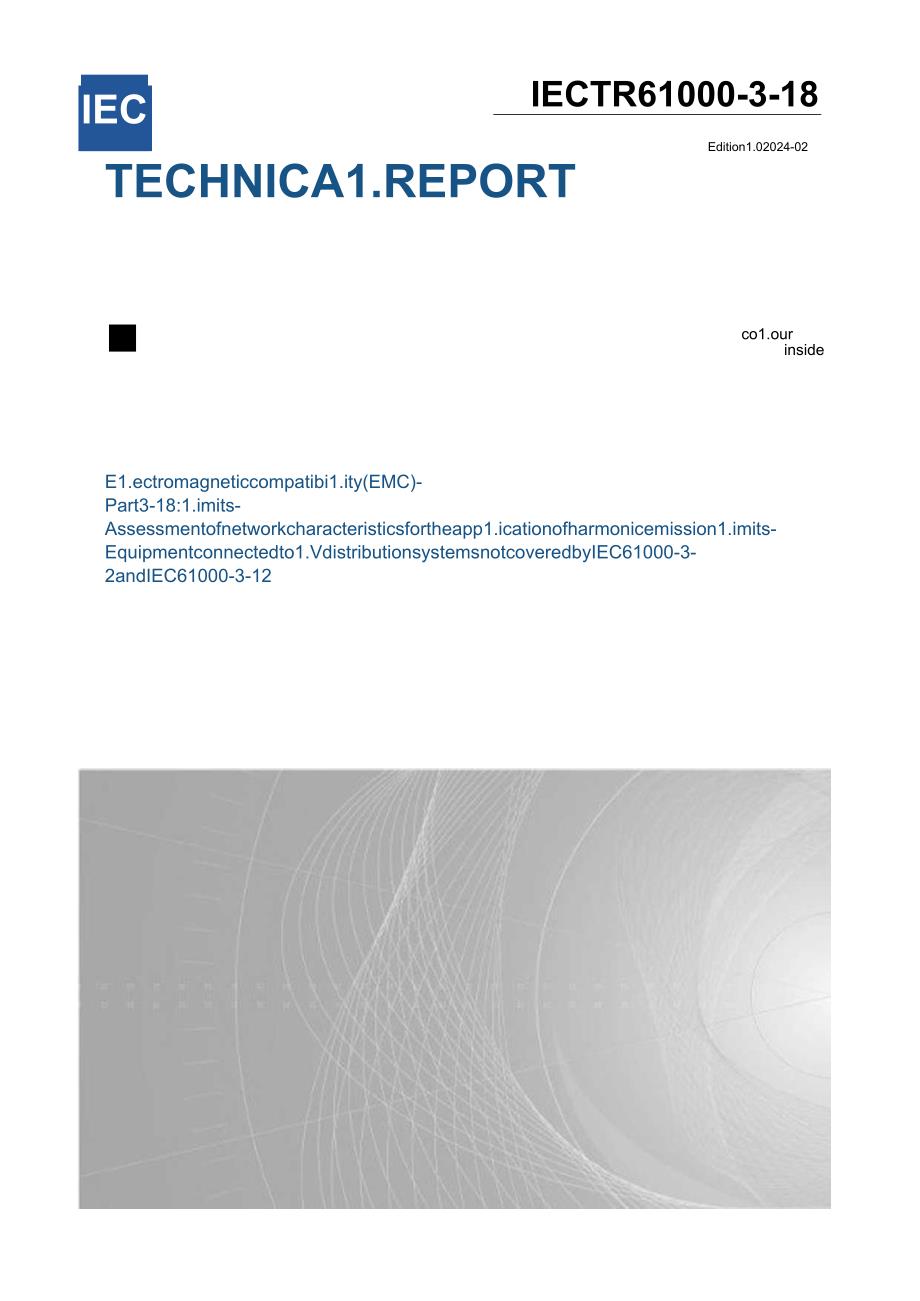 IEC TR 61000-3-18-2024.docx_第1页