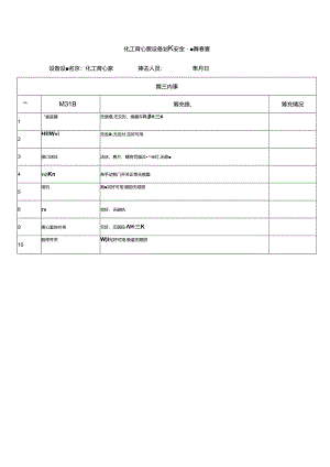 化工离心泵设备设施安全隐患排查表.docx