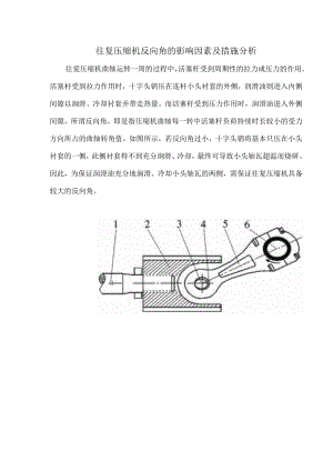 往复压缩机反向角的影响因素及措施分析.docx