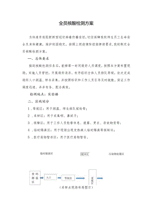 中学全员核酸检测方案.docx