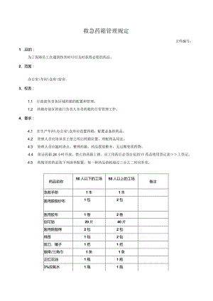 救急药箱管理规定.docx