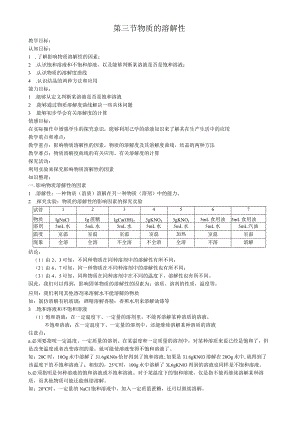 第三节物质的溶解性.docx
