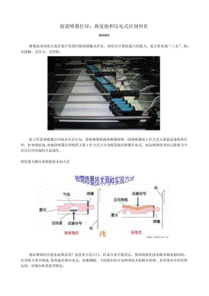 按需喷墨打印：热发泡和压电式区别何在.docx