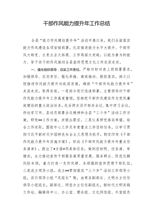 干部作风能力提升年工作总结.docx