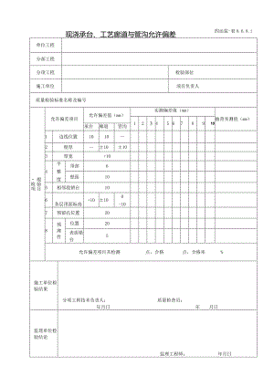 8.6.8.1现浇承台、工艺廊道与管沟允许偏差.docx